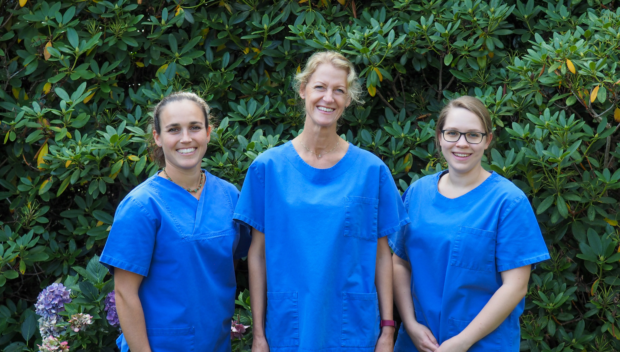 Teamwork bei den Tierärztinnen Wiedenhöft und Stubbe in Trittau